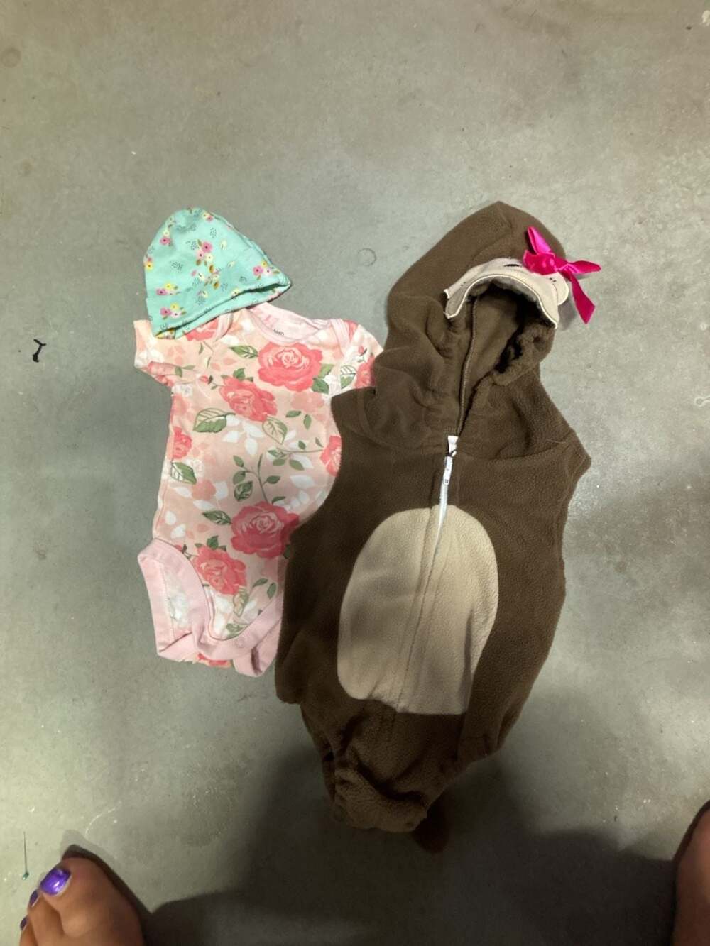 Newborn bundle Plush Monkey Costume Size Newborn Infant One Piece
